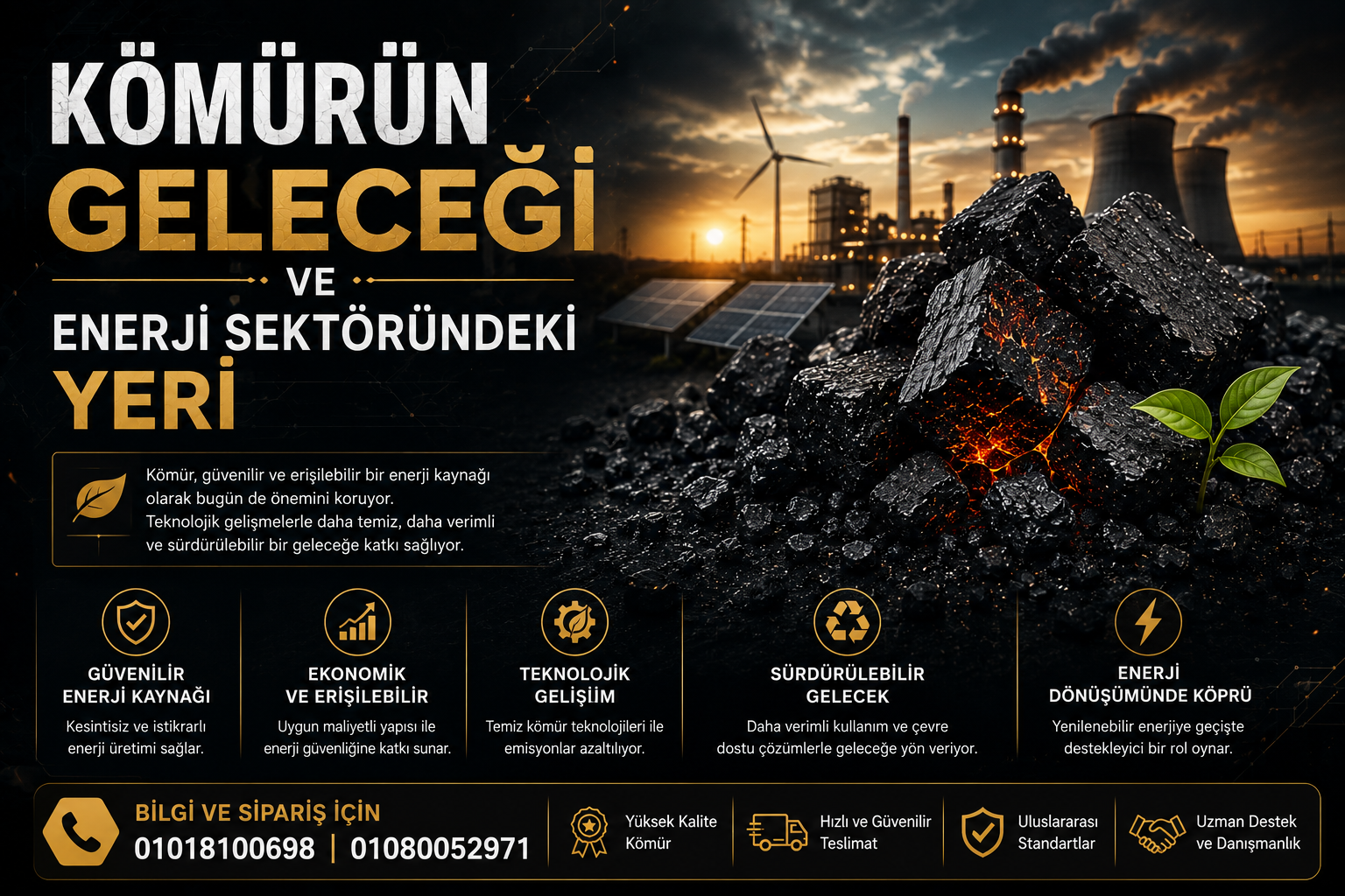 Kömürün enerji sektöründeki geleceği — El Bahri Kömür